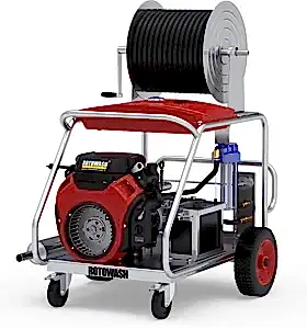 BH Starter Gasoline Engine Super Turbo Washing Machines - Cold Hose Reel